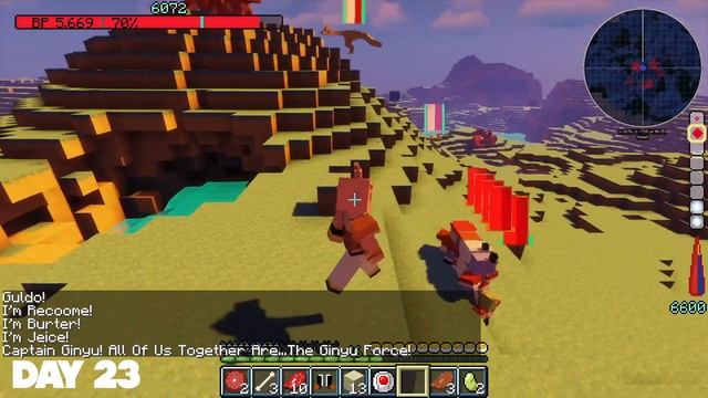 I PLAYED Minecraft Dragon Block C As BUU For 100 DAYS… This Is What Happened