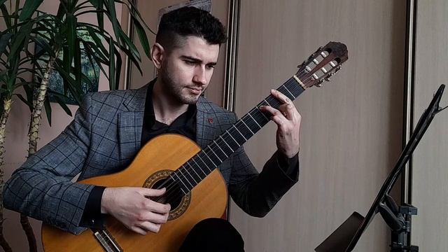 Ефим Розенфельд. Люблю Вдыхая розы аромат... на гитаре. Обработка Олега Копенкова