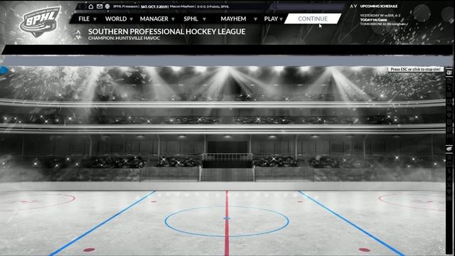 Working In America - Welcome To The SPHL! -  Franchise Hockey Manager 6