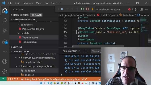 Creating A Todo App With Java Spring Boot (Part 2) | Nested Model Structure | #tutorial #java