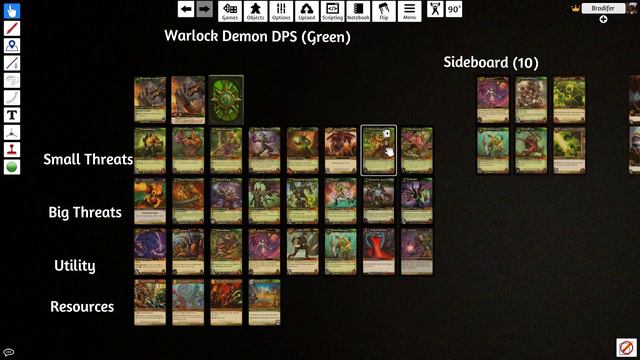 Warlock Demon DPS - WoW TCG Raid Deck Tech