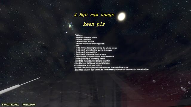 Space Engineers - Update 01.125 - New Suit - Tac~Relax