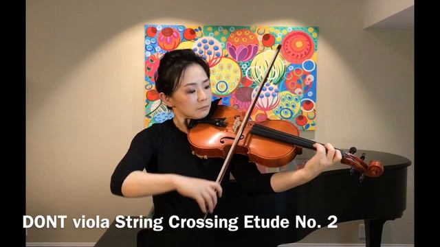 Dont String-Crossing Etude No. 2