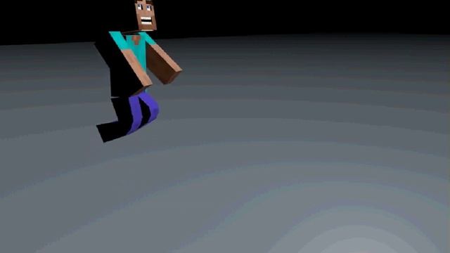 Minecraft анимация Стив превращается в Херобрина Часть 1