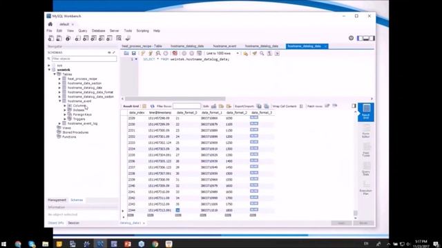 Weintek Webinar 2017-11-23: MySQL Database