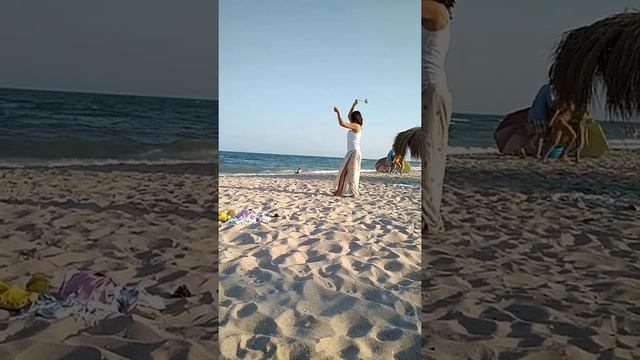 Тренировка пои. Отработка связок