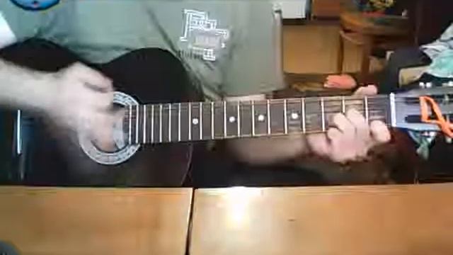 Есть красивая одна девушка на земле (гитара)