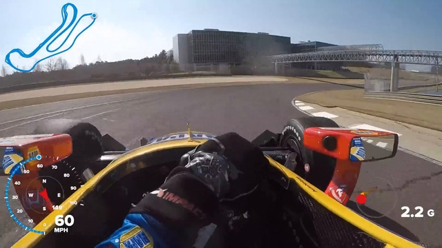 Visor Cam׃ Alexander Rossi At Barber Motorsports Park