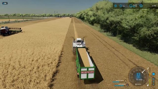 Farm Sim Saturday..Trying A New Large 1 Compartment Dump Trailer...Working To Prepare For The Cattl