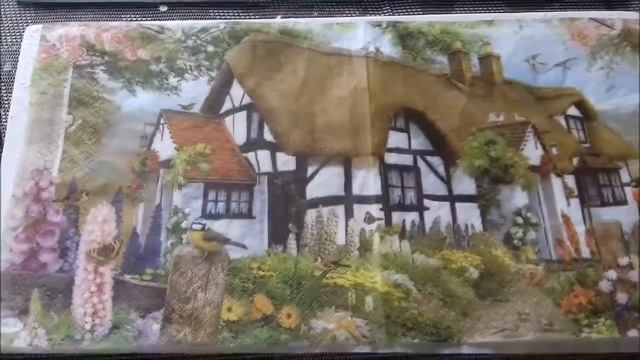 Декупаж ключницы