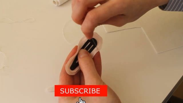 How To Make Easy Embroidery Hair Clip. Free Tutorial.