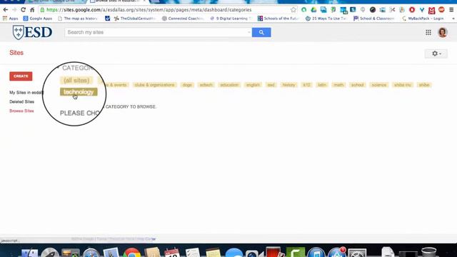 Finding ESD EdTech Site