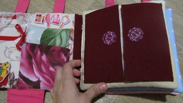 Текстильный кукольный домик- сумочка для Валерии г. Волгоград