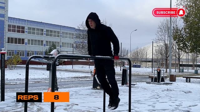 ПРОВЕРКА выносливости на БРУСЬЯХ  НОН-СТОП  #workoutnotes