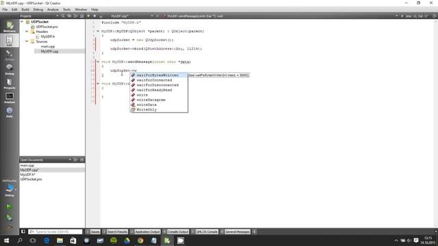 C++ Qt UDPSocket Işlemleri-1