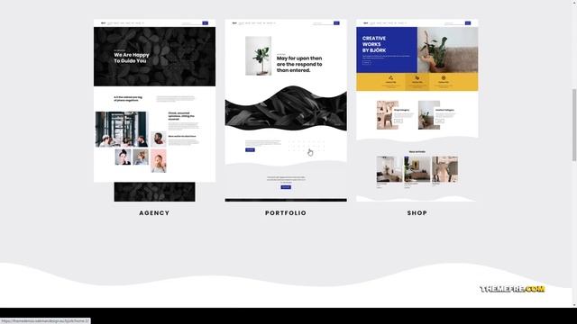 Bjrk - Accessible Portfolio WordPress Theme E-commerce Rtl Website Builder