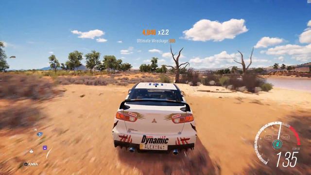 2008 Mitsubishi Lancer Evolution X GSR - Speed Jump Crash Test - Forza Horizon 3 - 1440p 60fps