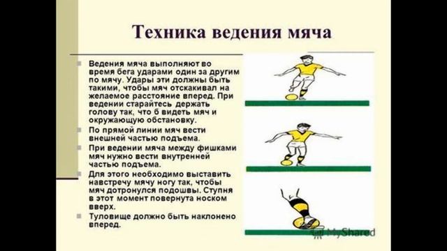 Дистанционный  урок по физической культуре .Футбол. Техника ведения мяча.  Техника ведения мяча