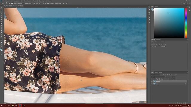 Художественная обработка летней фотографии
