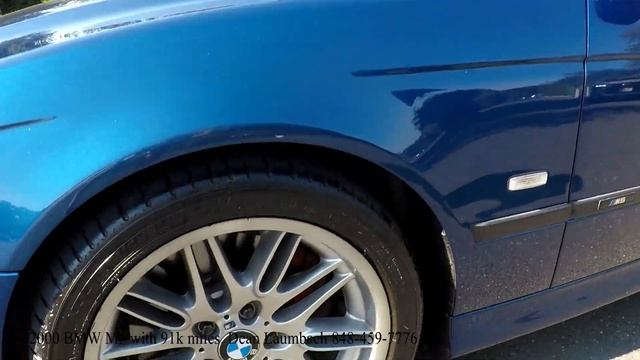2000 BMW M5 Avus BlueSaddle Leather