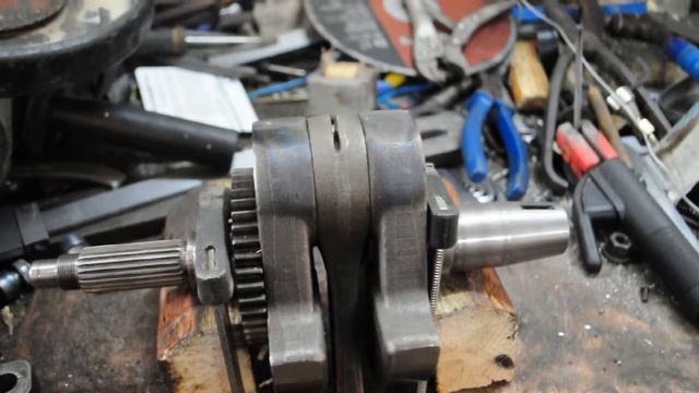 Ремонт коленвала Honda Dominator NX650