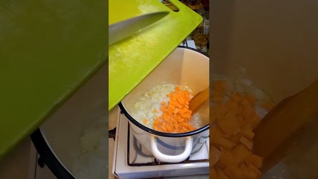 Суп-пюре из тыквы.