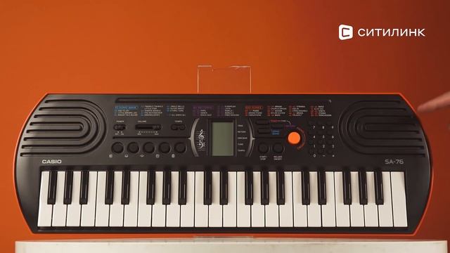 Обзор синтезатора Casio SА-76 | Ситилинк