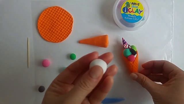 Лепим мороженое 