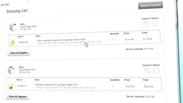 Xerox eConcierge: How to Order Supplies, QDoxs