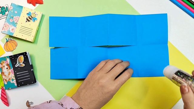 Мини СТИКЕРБУК для хранения наклеек и записок своими руками