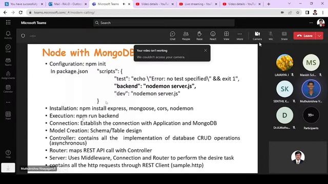 Node.JS With MongoDB