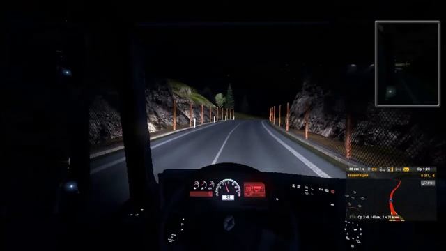 ETS 2. Ночной рейс.