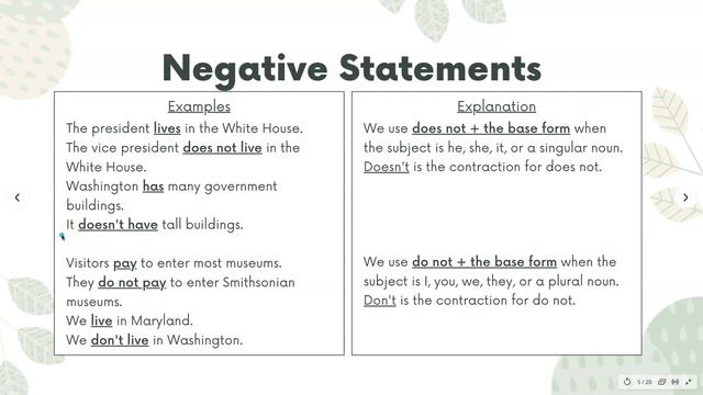 SIMPLE PRESENT TENSE REVIEW