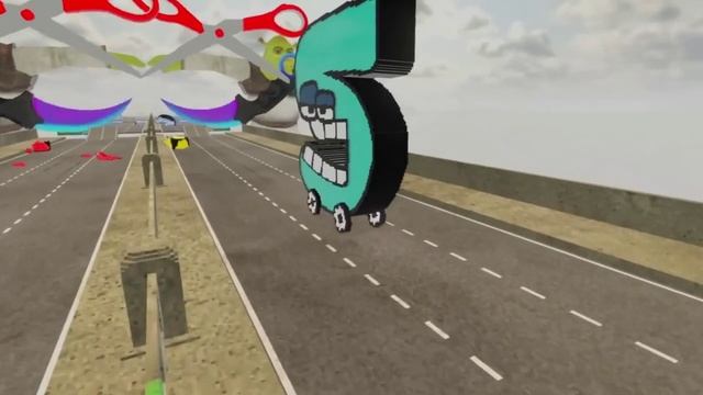 Lowercase_Alphabet_Lore_Cars_vs_Number_Lore_Cars_vs_Obstacle_Course_in_Teardown_