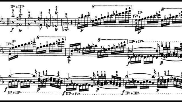 Niccolò Paganini - Caprice For Solo Violin, Op. 1 No. 8 (Sheet Music)