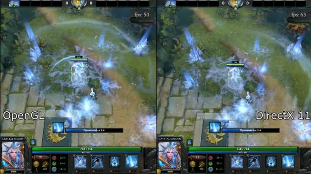 Сравнение FPS / FPS Comparison [OpenGL, DirectX 9, DirectX 11]