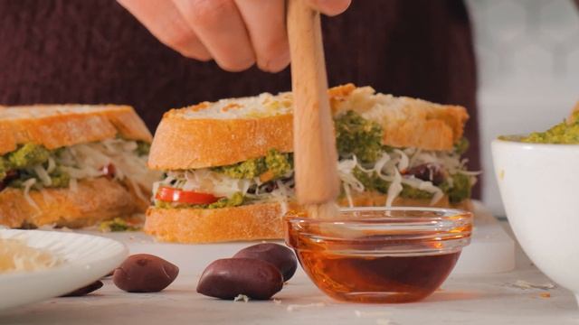Panini Sandwich with Pesto