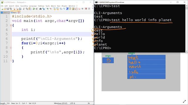C Programming Tutorials | Command Line Arguments | Lecture-3