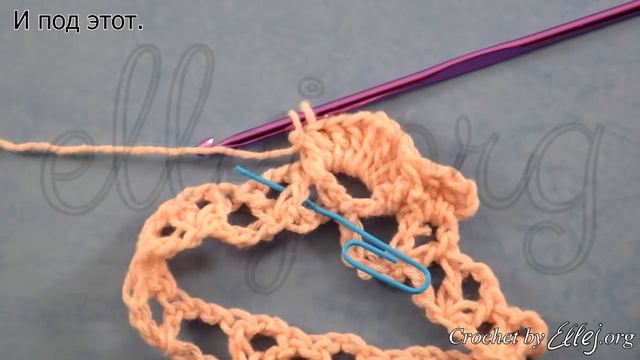 ♦ Узор Зефирка крючком по кругу • Marshmallow Crochet Stitch • Ellej
