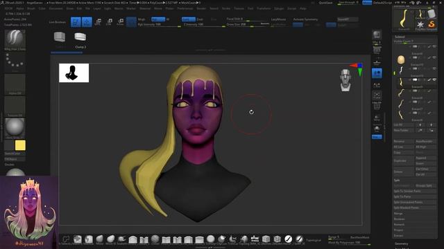 Zbrush 2020 Draw In Your Style Character Sculpt - Angel Ganev - Valencia