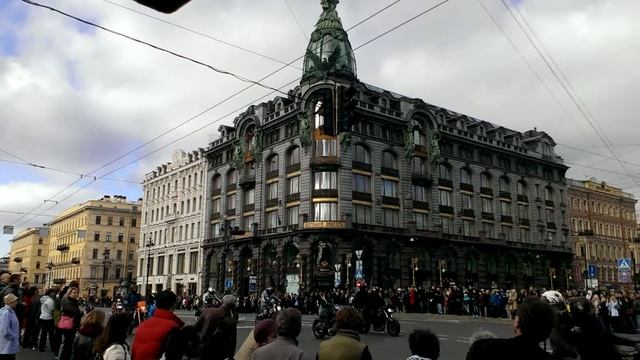 Парад байкеров на Невском проспекте, СПб