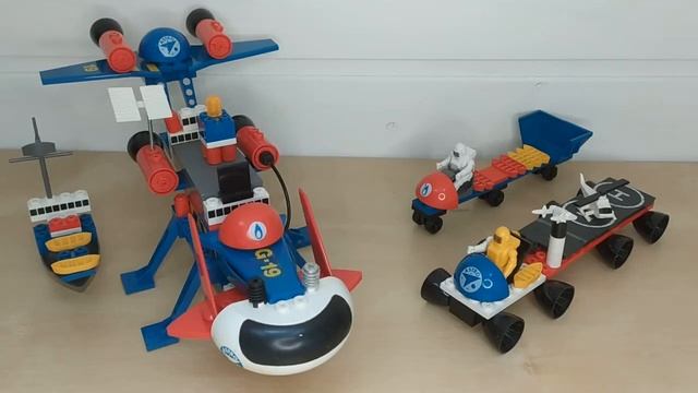 20. TENTE barcos, naves y vehículos para armar. Juego de construcción (EXIN, España). Reseña/Review