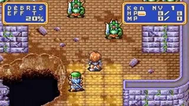 Shining Force : Resurrection Of The Dark Dragon Sur GameBoy Advance