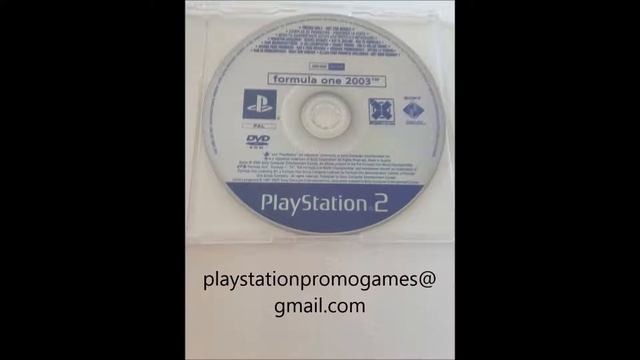Formula One 2003 PS2 Promo Game Copy