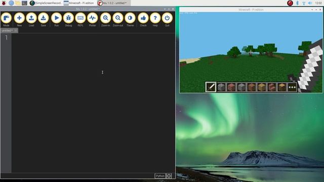 Minecraft Pi - Writing Messages Using Python