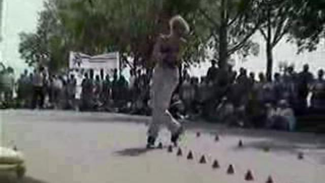 Чемпионка Европы по фристайлу на роликах - Екатерина Вороничева				