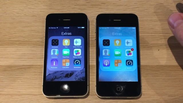 IPhone 4S IOS 9.1 Beta 3 Vs IOS 8.4.1