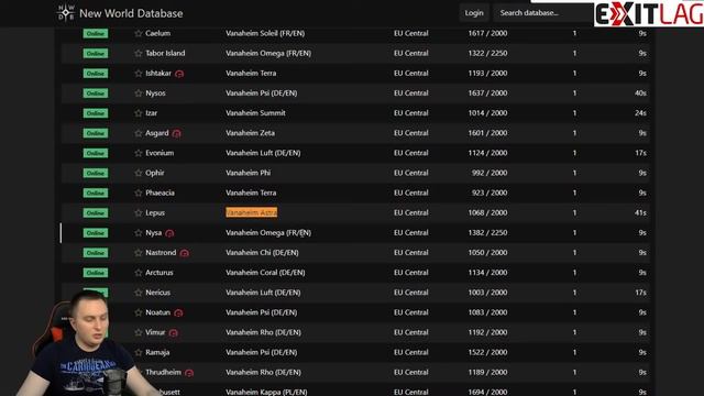 NEW WORLD ПЕРЕНОС ПЕРСОНАЖА (ТРАНСФЕР) - СМЕНА СЕРВЕРА