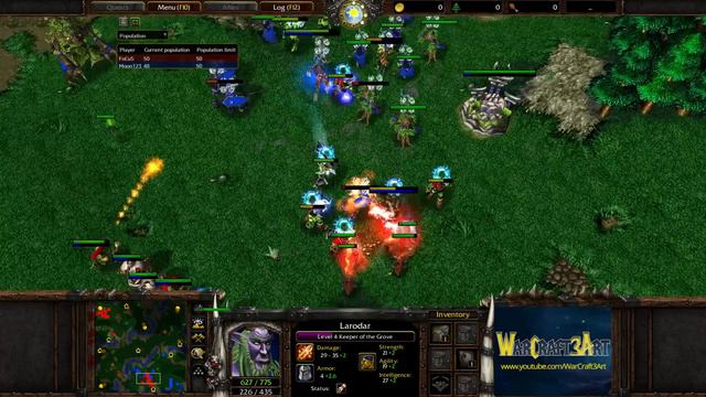 Moon(NE) Vs Focus(ORC) - WarCraft 3 Frozen Throne - RN3643