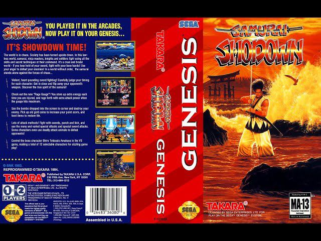 samurai shodown sega - complete пройден